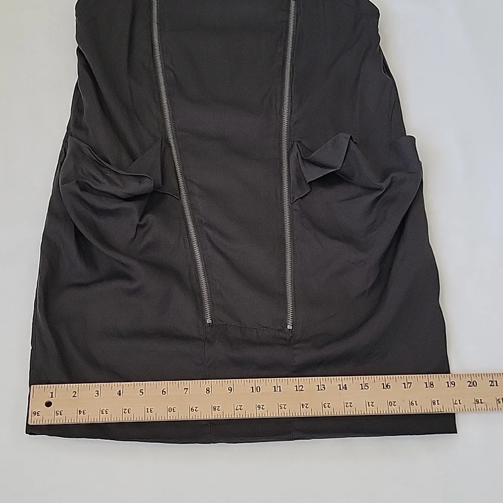 Guess Modern Gray Women's Dress Size S/M Silk Cotton Adjustable straps - Picture 9 of 13
